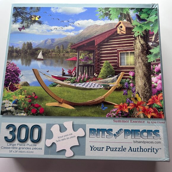 BITS AND PIECES 100902 Jigsaw Puzzles LRG 300 Pieces Farm-Gas-Summer Set of 3 ** - Picture 5 of 5